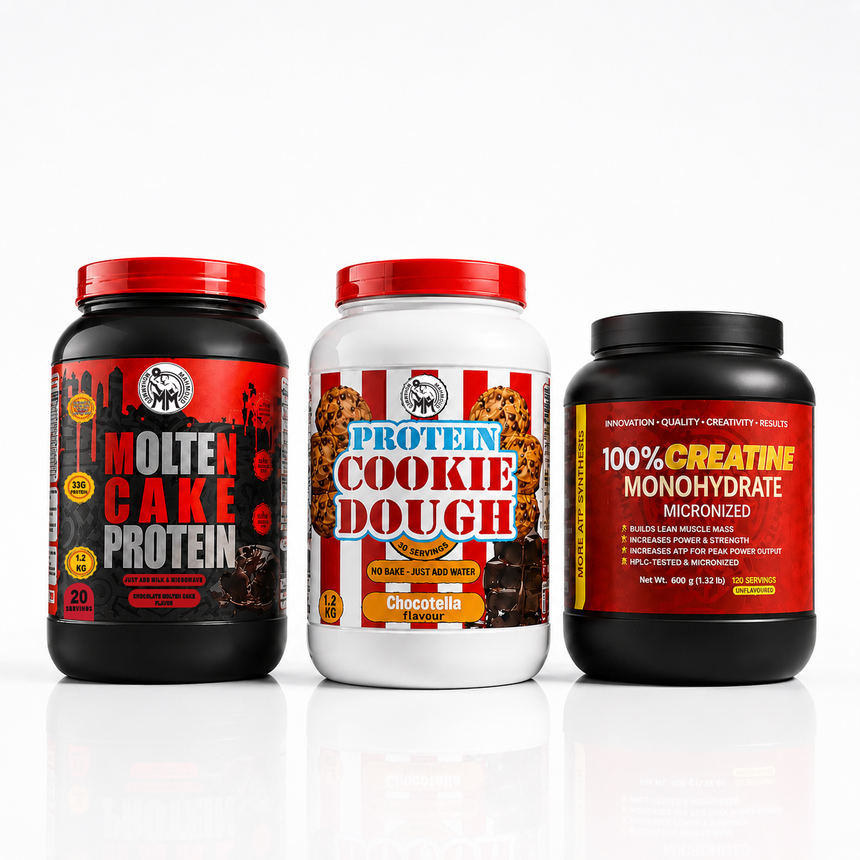 Cookie Dough + Molten Cake + Creatine 600g