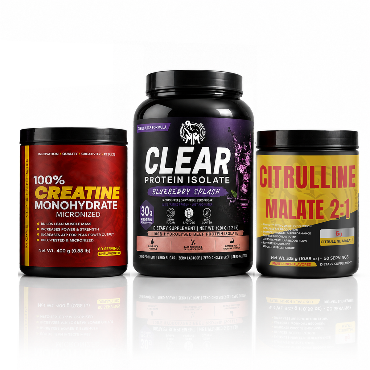 Clear Isolate + Creatine 400g + Citrulline Malate 300g