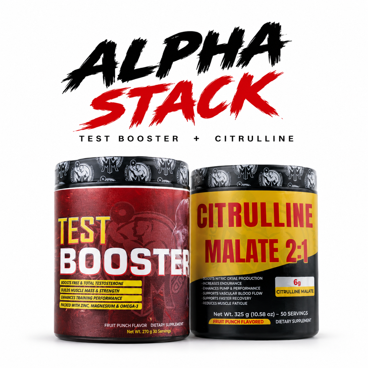 Alpha Stack (Test Booster + Citrulline Malate)