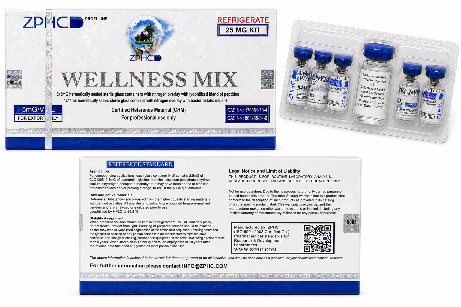 Wellness Mix 25mg — Ipamorelin + CJC-1295