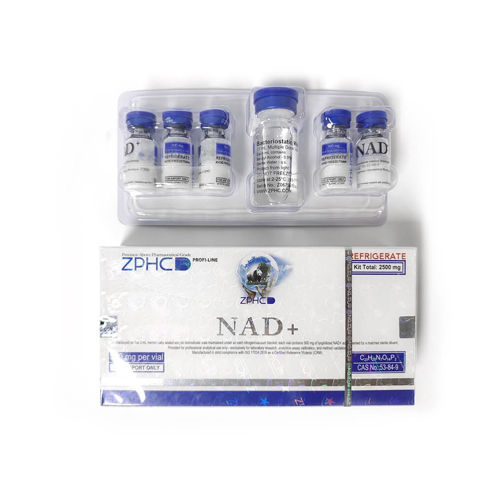 NAD+ 2500mg Kit — 5 × 500mg